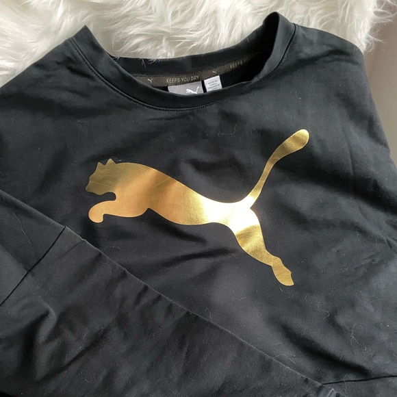 Puma Long Crop Sweatshirt - Picture 2 of 5